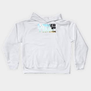 summer time Kids Hoodie